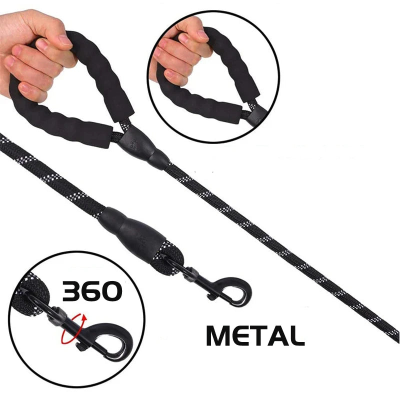 Padded handle in hand and 360 degree swivel metal clip