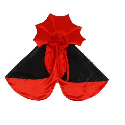 Vampire Bat-Wing Cloak for Dogs & Cats – Red Halloween Cape