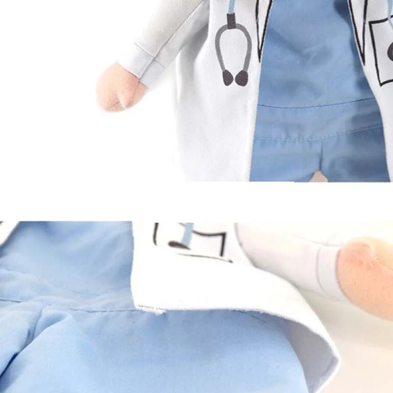 Dog Doctor Costume – Walking Doctor Coat & Scrubs for Small Pets