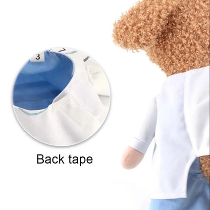 Dog Doctor Costume – Walking Doctor Coat & Scrubs for Small Pets