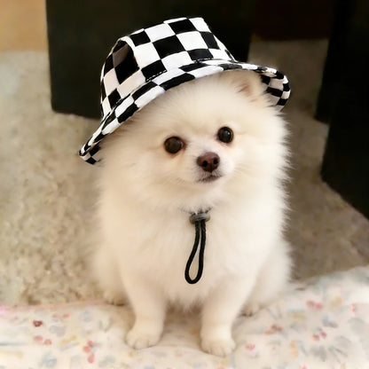 Cute Print Dog Hat – Adjustable Cap for Small & Medium Dogs