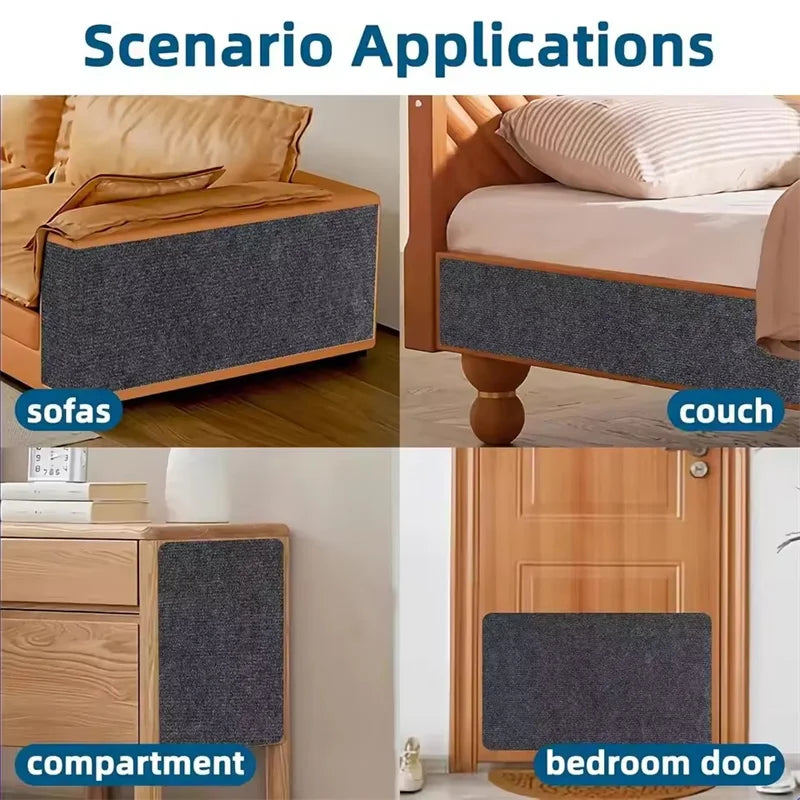 Scratch mat on a sofa, couch, cabinet and bedroom door